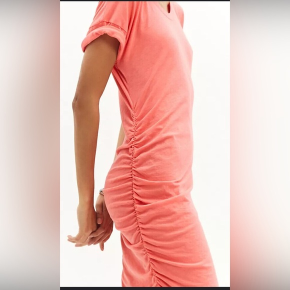 Sundry Dresses & Skirts - Anthropologie Sundry T-shirt dress coral NEW